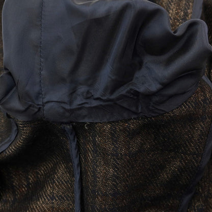 [Used] TAGLIATORE Wool acetate check 2B casual jacket Dark brown x black [Size 48] [BRW] [A/W] [Condition rank B] ​​[Men&