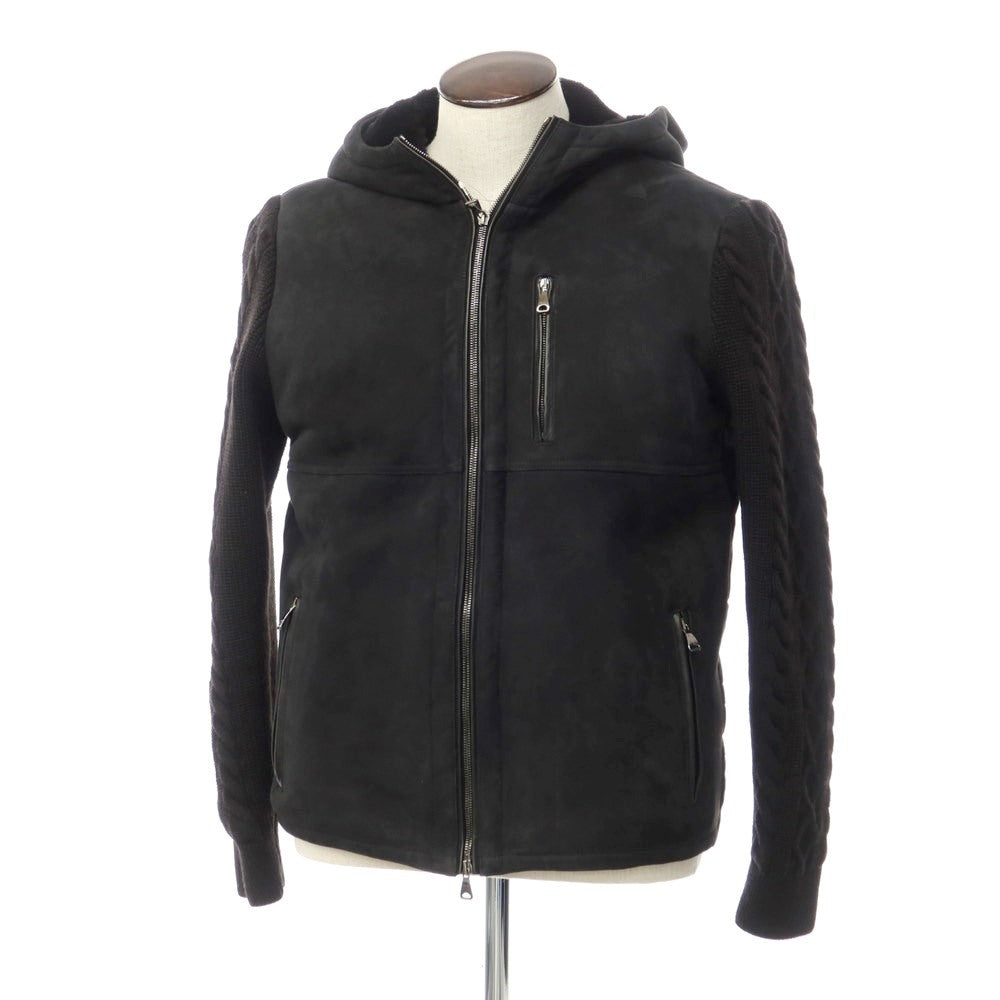 [Used] EMMETI Mouton Down Jacket Black [Size 50] [BLK] [A/W] [Condition Rank B] ​​[Men&