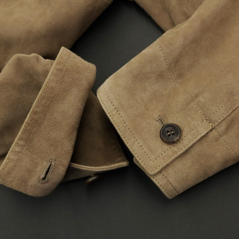 [Used] EMMETI goatskin suede casual jacket, beige [size 52] [BEI] [A/W] [Condition rank C] [Men&