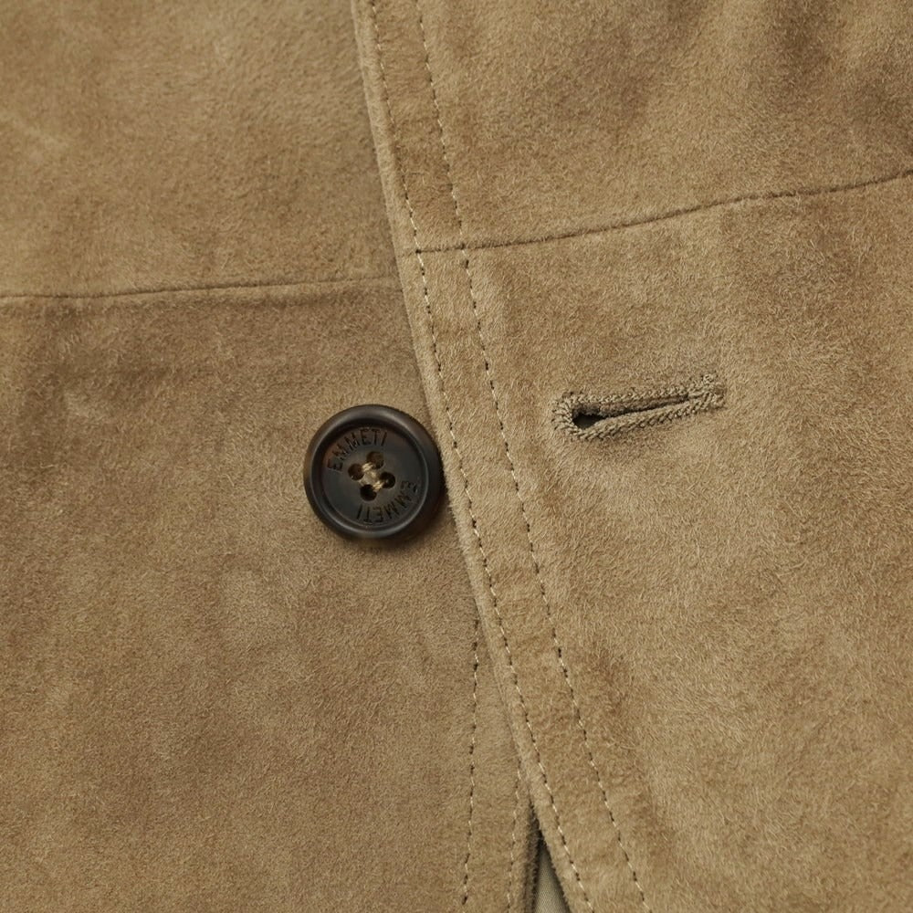 [Used] EMMETI goatskin suede casual jacket, beige [size 52] [BEI] [A/W] [Condition rank C] [Men&