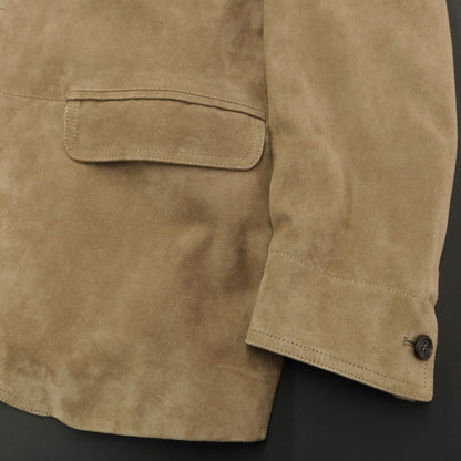 [Used] EMMETI goatskin suede casual jacket, beige [size 52] [BEI] [A/W] [Condition rank C] [Men&