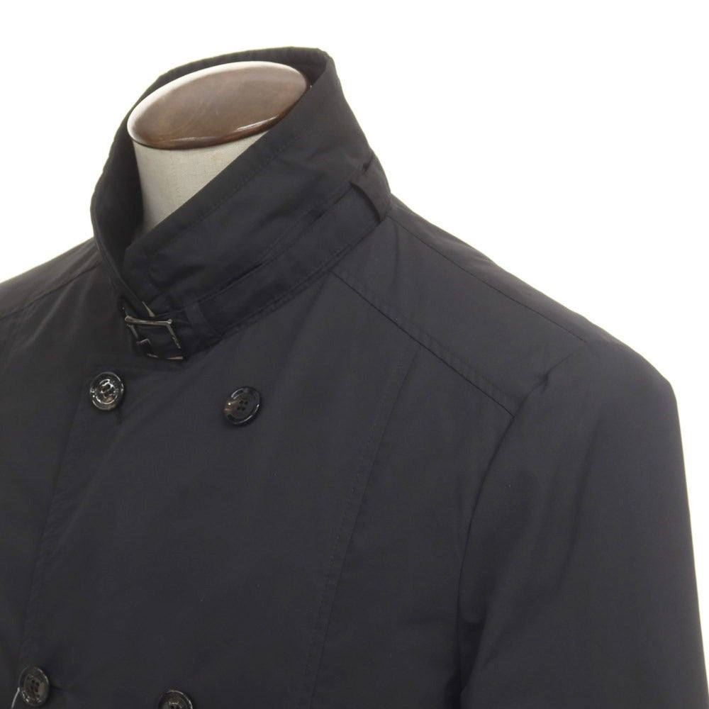 [Used] MOORER NABUCCO-KM Polyester Double Stand Collar Coat Black [50] [Condition Rank B] [Men&