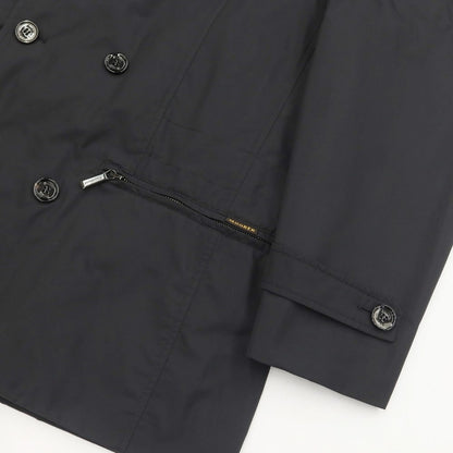 [Used] MOORER NABUCCO-KM Polyester Double Stand Collar Coat Black [50] [Condition Rank B] [Men&