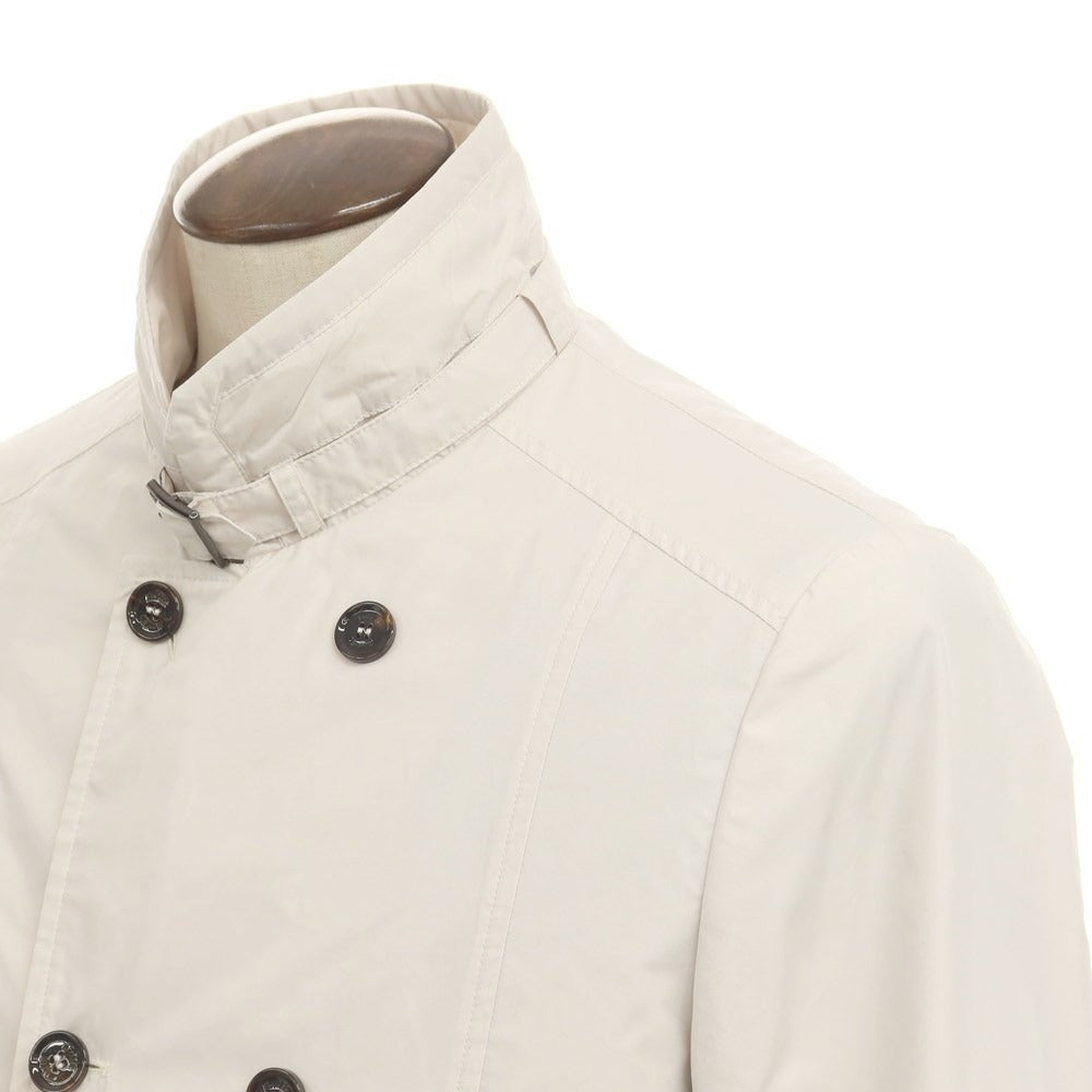 [Used] MOORER NABUCCO-KM Polyester Double Stand Collar Coat Ivory [50] [Condition Rank B] [Men&