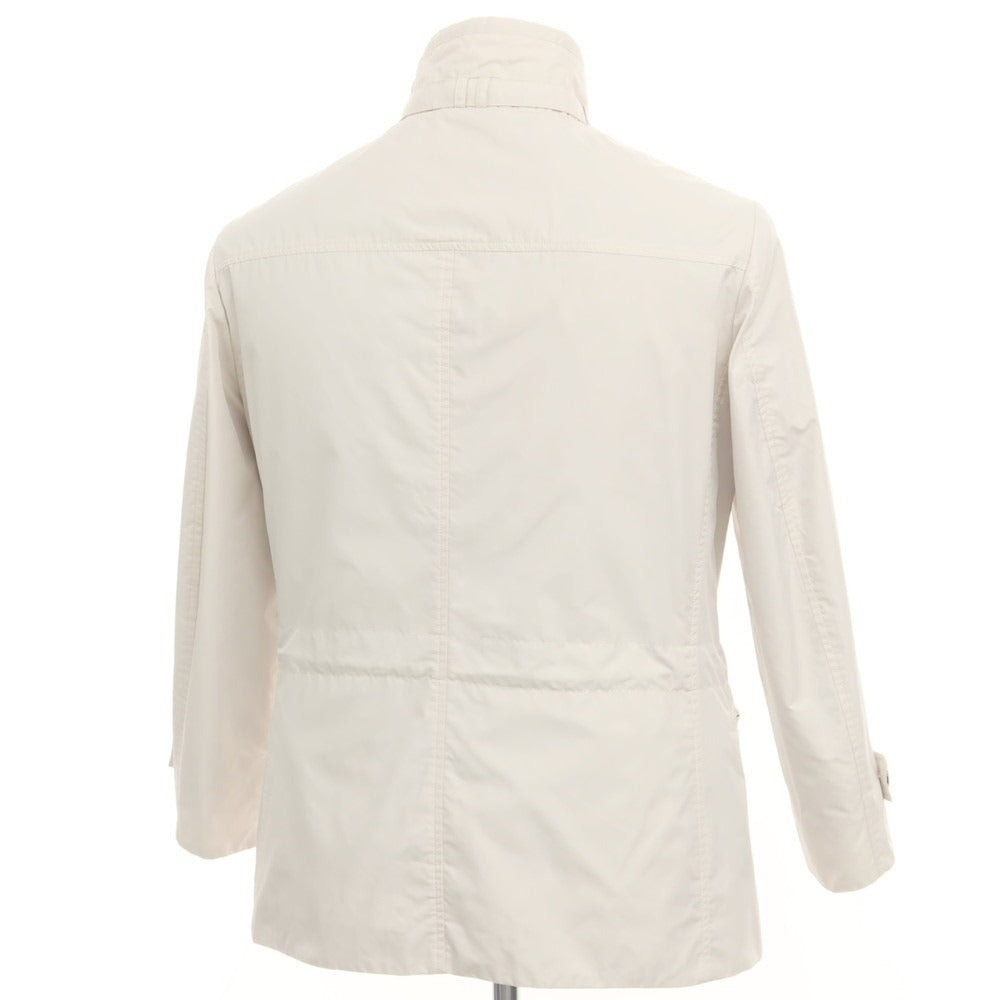 [Used] MOORER NABUCCO-KM Polyester Double Stand Collar Coat Ivory [50] [Condition Rank B] [Men&