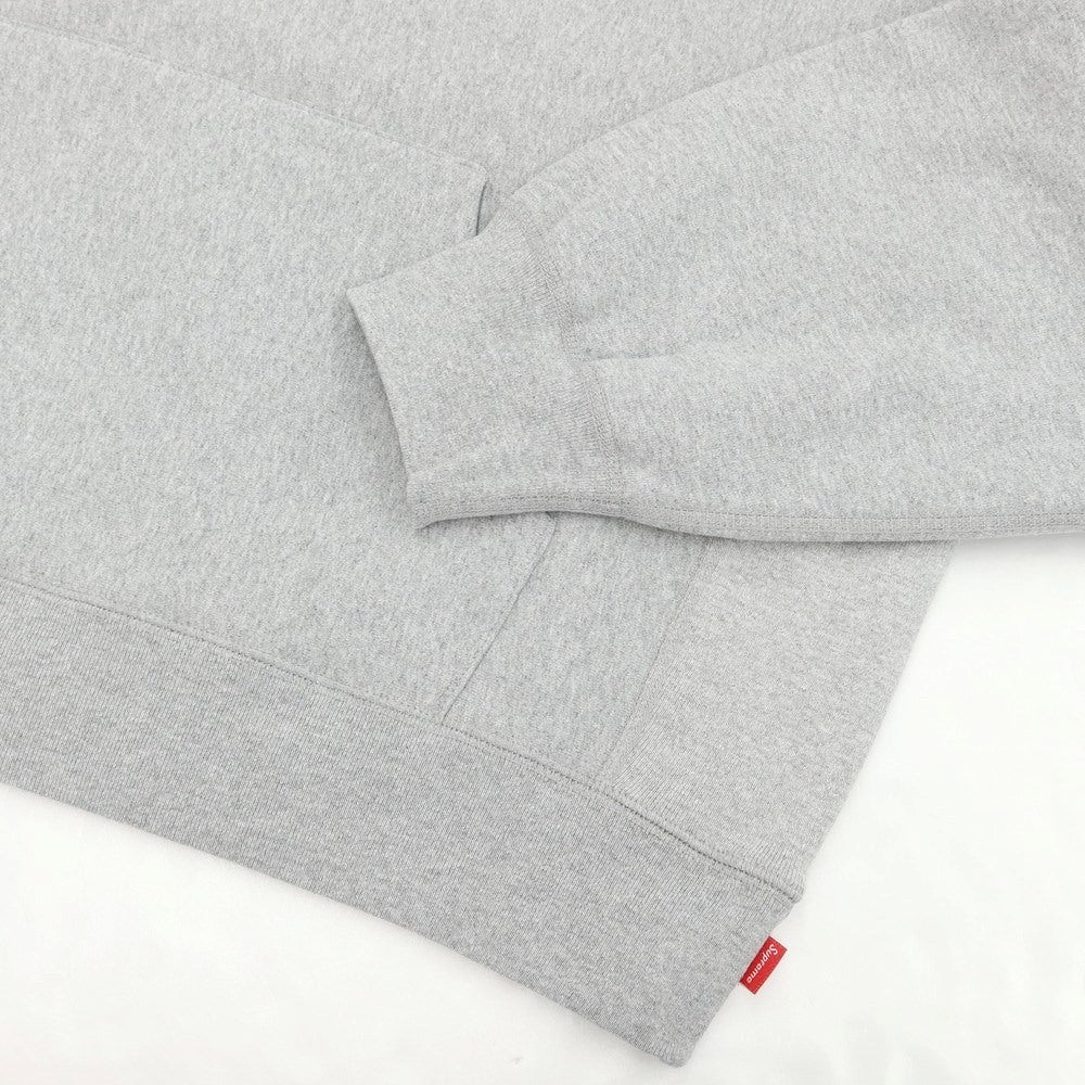 [Used] Supreme 2023 Fall/Winter Raised Script Hooded Sweatshirt Pullover Sweatshirt Hoodie Light Gray [Size L] [GRY] [A/W] [Condition Rank A] [Men&