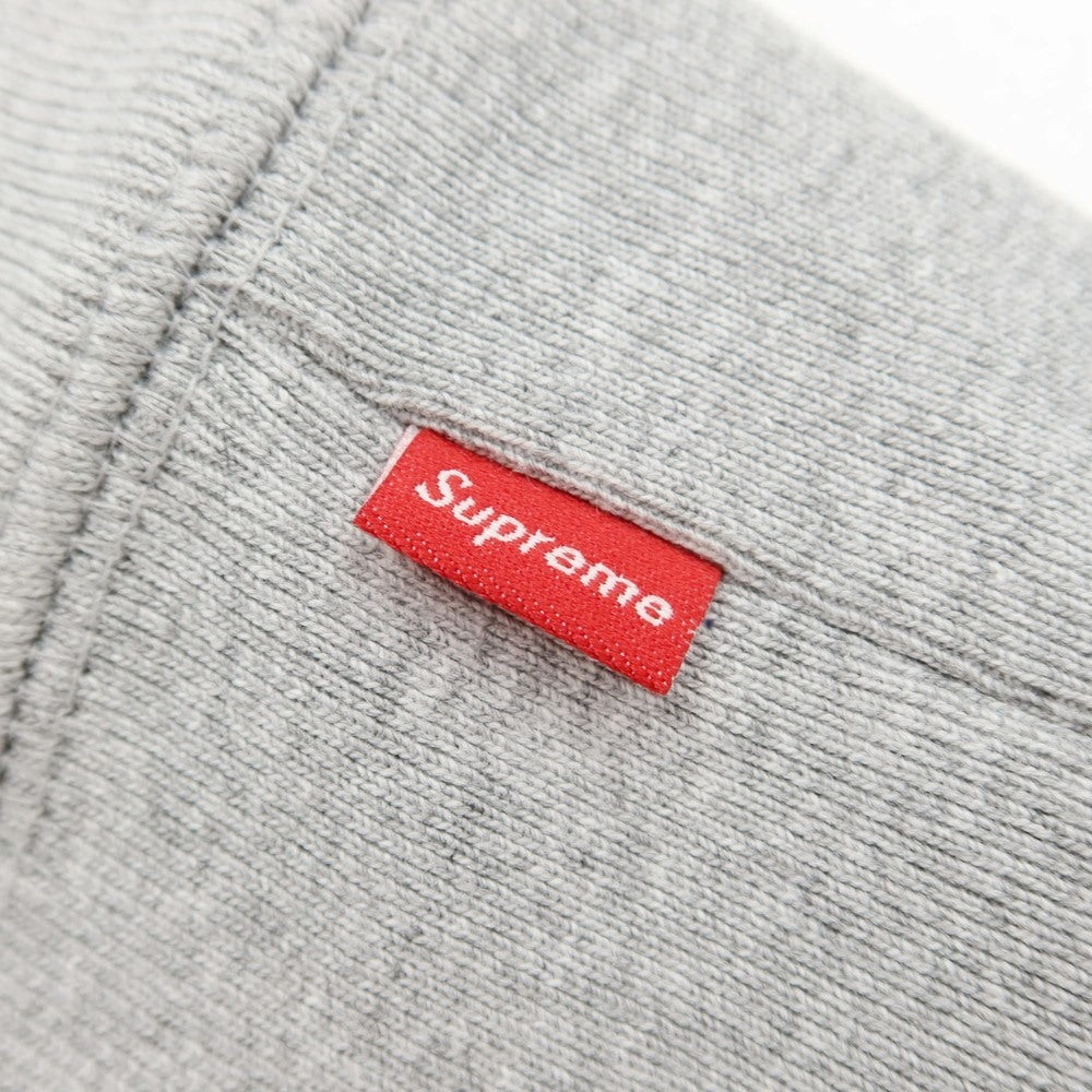 [Used] Supreme 2023 Fall/Winter Raised Script Hooded Sweatshirt Pullover Sweatshirt Hoodie Light Gray [Size L] [GRY] [A/W] [Condition Rank A] [Men&