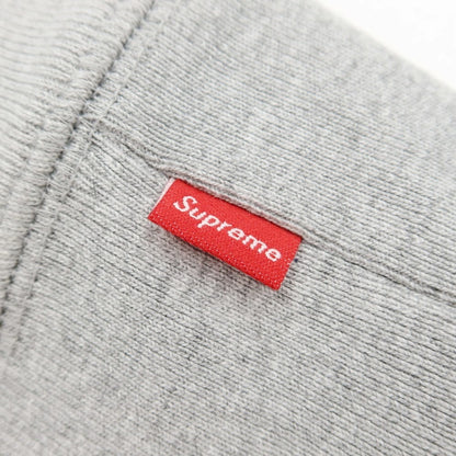[Used] Supreme 2023 Fall/Winter Raised Script Hooded Sweatshirt Pullover Sweatshirt Hoodie Light Gray [Size L] [GRY] [A/W] [Condition Rank A] [Men&