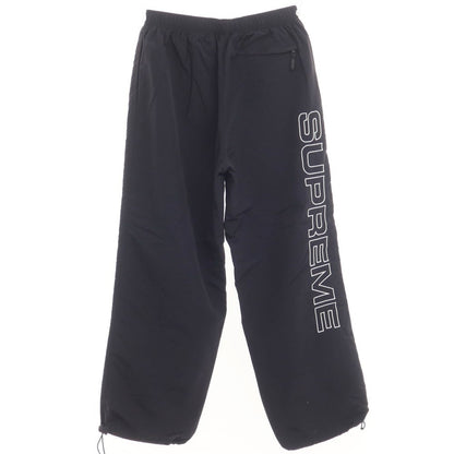 [Used] Supreme 2023 Fall/Winter Spellout Embroidered Track Pant Nylon Track Pants Black [Size M] [BLK] [S/S/A/W] [Condition Rank A] [Men&