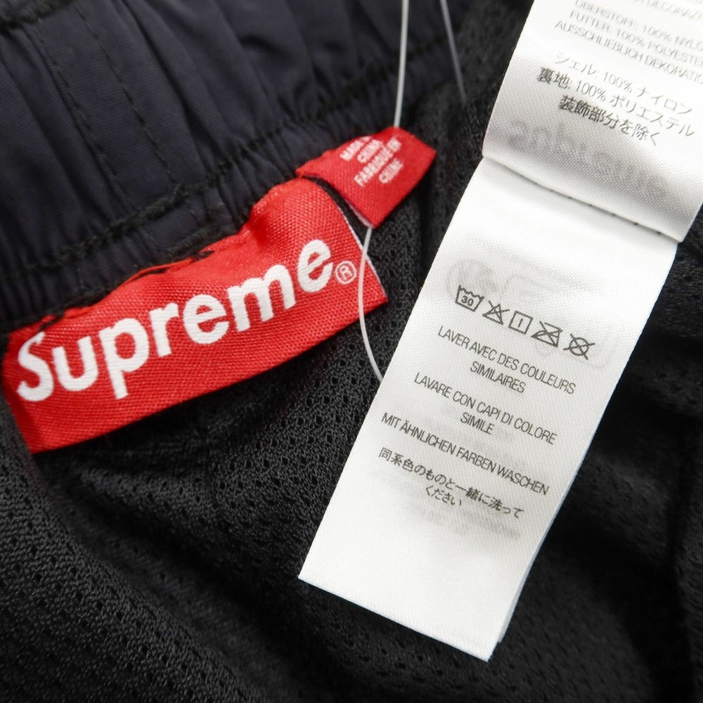 [Used] Supreme 2023 Fall/Winter Spellout Embroidered Track Pant Nylon Track Pants Black [Size M] [BLK] [S/S/A/W] [Condition Rank A] [Men&