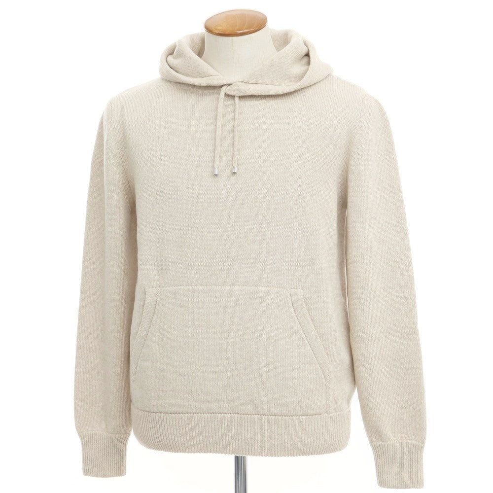 [Used] [Unused] Buffy mid-gauge wool knit hoodie, light beige [Size 46] [BEI] [A/W] [Condition Rank S] [Men&