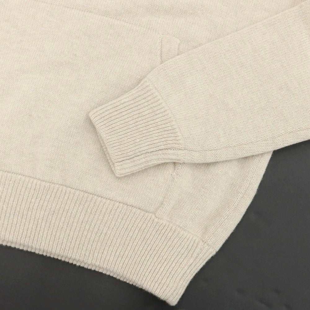 [Used] [Unused] Buffy mid-gauge wool knit hoodie, light beige [Size 46] [BEI] [A/W] [Condition Rank S] [Men&