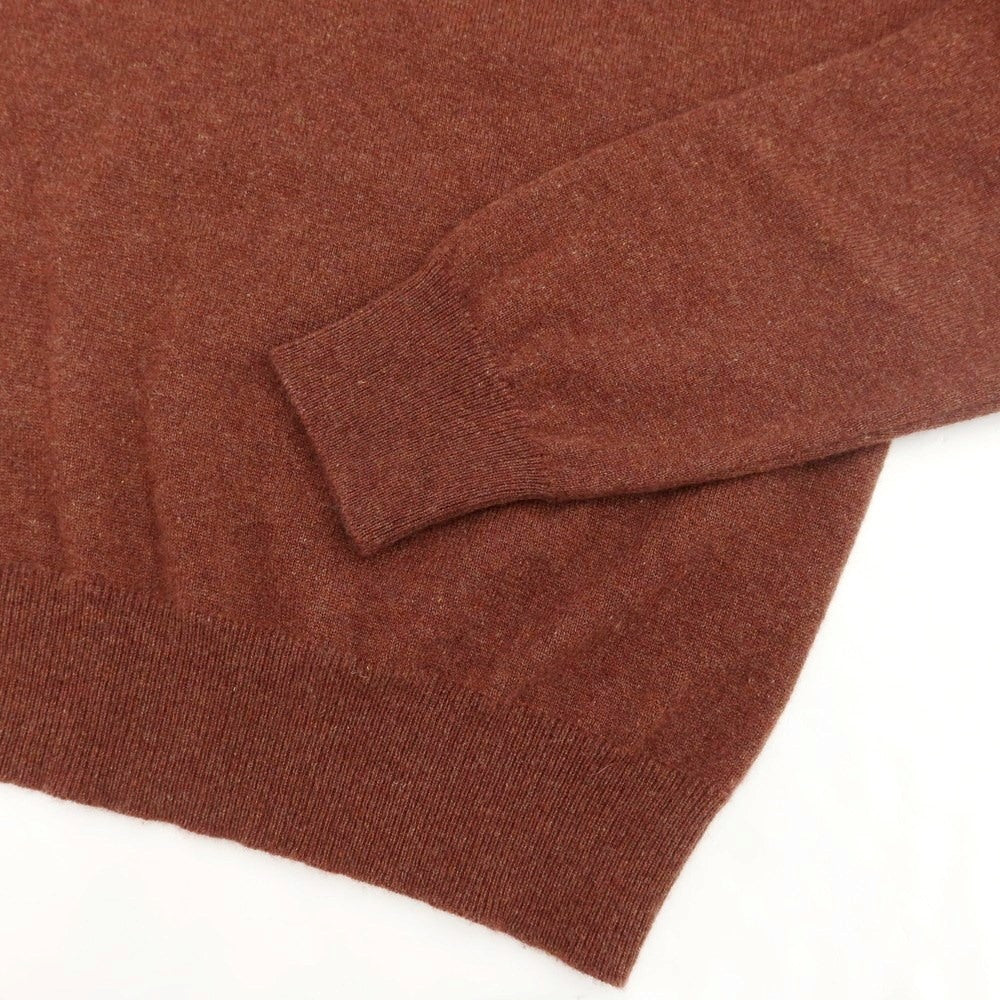 [Used] Borgo Asolo High Gauge Cashmere Crew Neck Knit Terracotta [Size 46] [BRW] [A/W] [Condition Rank A] [Men&