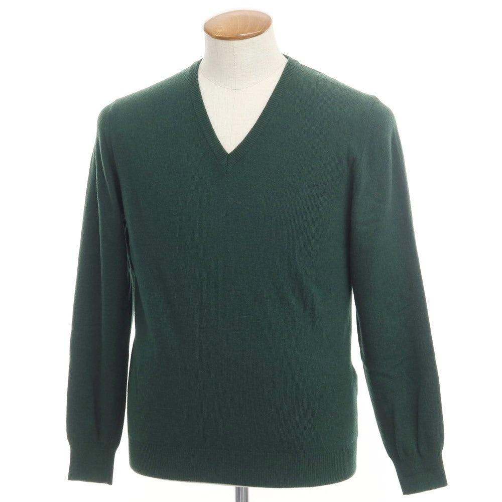 [Used] BADIALI High Gauge Cashmere Rayon V-neck Knit Green [Size 46] [GRN] [A/W] [Condition Rank A] [Men&