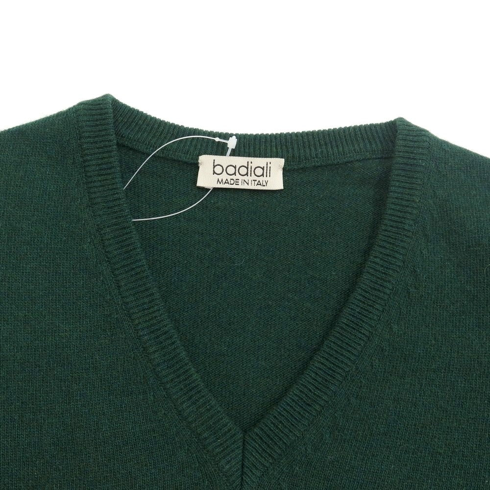 [Used] BADIALI High Gauge Cashmere Rayon V-neck Knit Green [Size 46] [GRN] [A/W] [Condition Rank A] [Men&