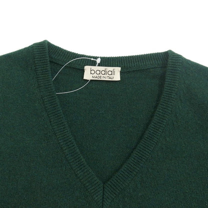 [Used] BADIALI High Gauge Cashmere Rayon V-neck Knit Green [Size 46] [GRN] [A/W] [Condition Rank A] [Men&