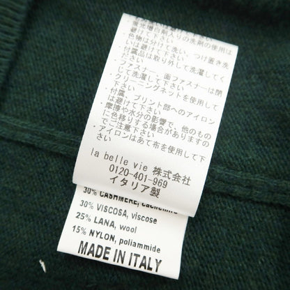 [Used] BADIALI High Gauge Cashmere Rayon V-neck Knit Green [Size 46] [GRN] [A/W] [Condition Rank A] [Men&