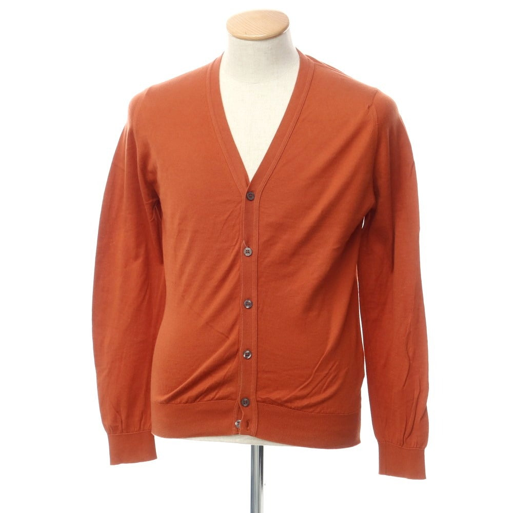 [Used] John Smedley Cotton Knit Cardigan Orange [Size S] [ORG] [S/S] [Condition Rank C] [Men&