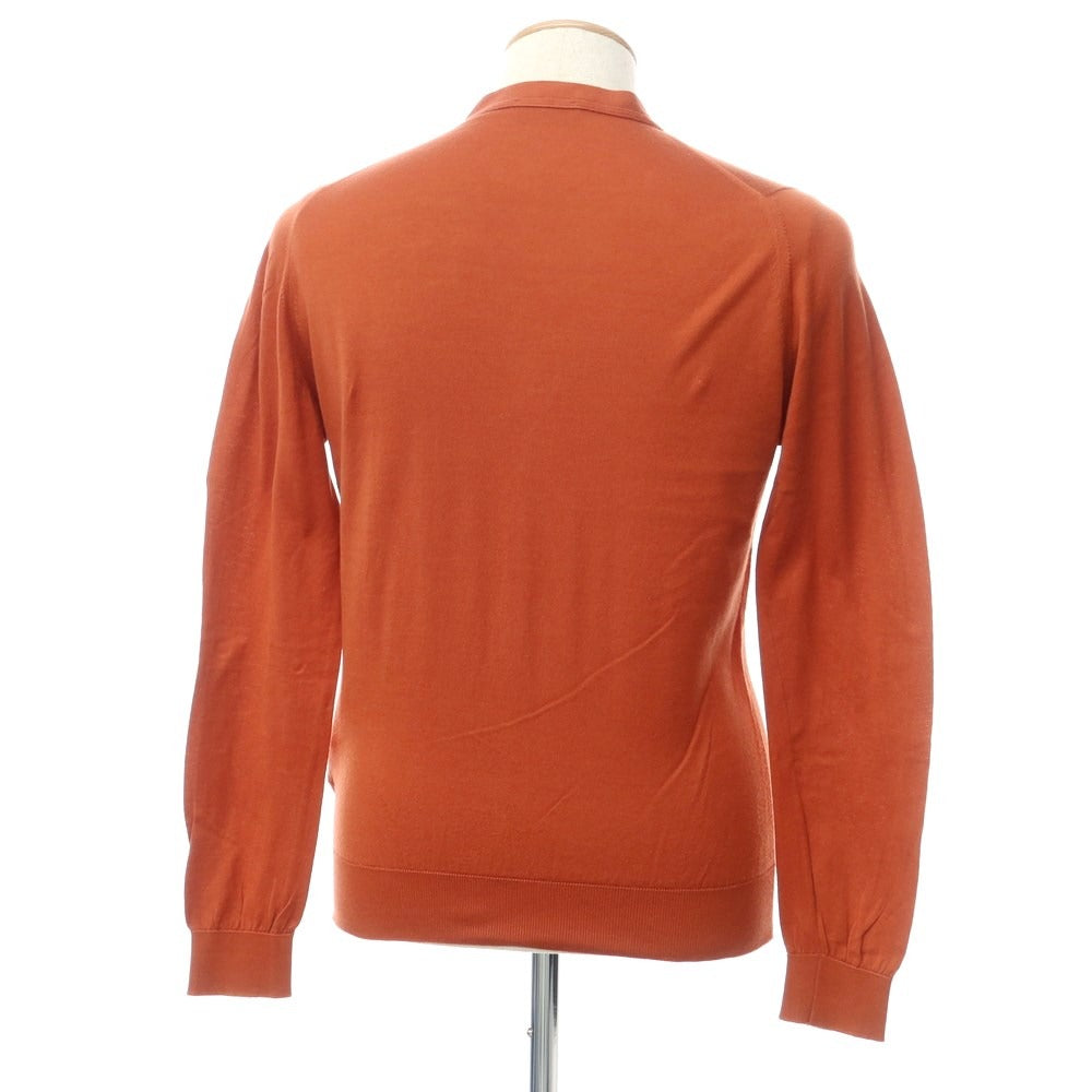 [Used] John Smedley Cotton Knit Cardigan Orange [Size S] [ORG] [S/S] [Condition Rank C] [Men&