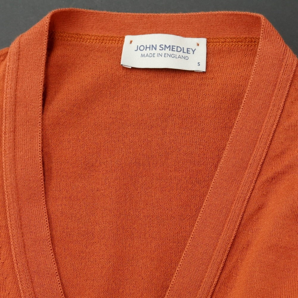 [Used] John Smedley Cotton Knit Cardigan Orange [Size S] [ORG] [S/S] [Condition Rank C] [Men&