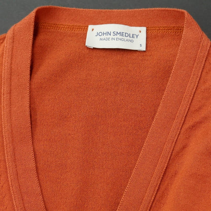 [Used] John Smedley Cotton Knit Cardigan Orange [Size S] [ORG] [S/S] [Condition Rank C] [Men&