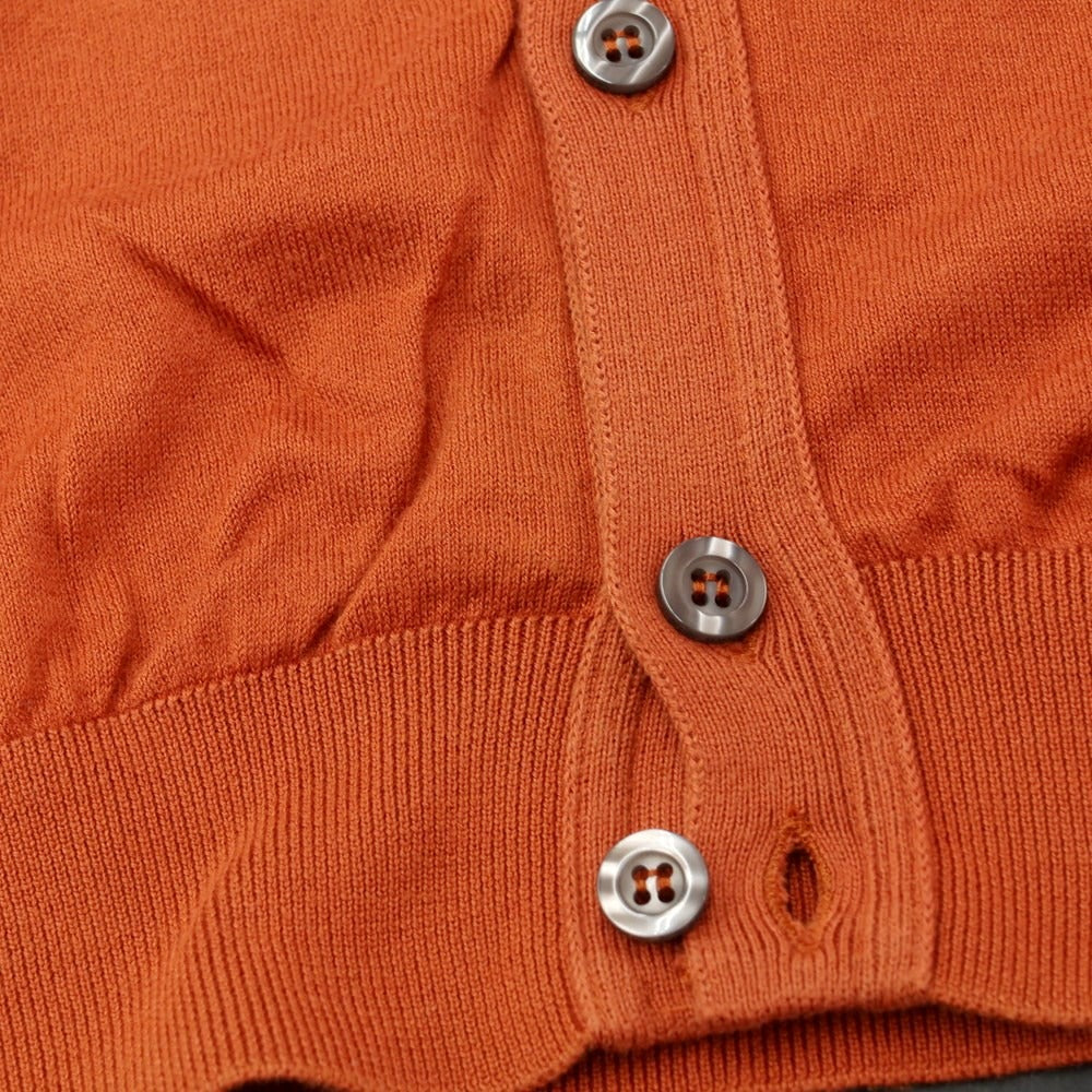 [Used] John Smedley Cotton Knit Cardigan Orange [Size S] [ORG] [S/S] [Condition Rank C] [Men&