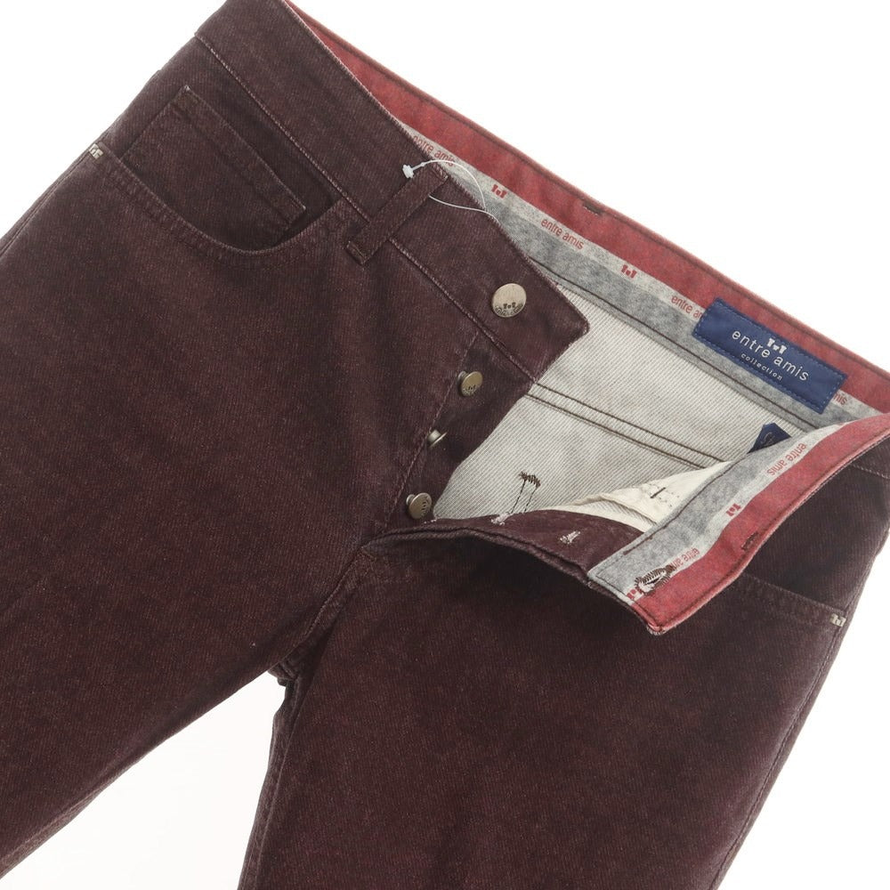 [Used] ENTRE AMIS Cotton Polyester 5 Pocket Pants Bordeaux [Size 31] [RED] [A/W] [Condition Rank B] ​​[Men&