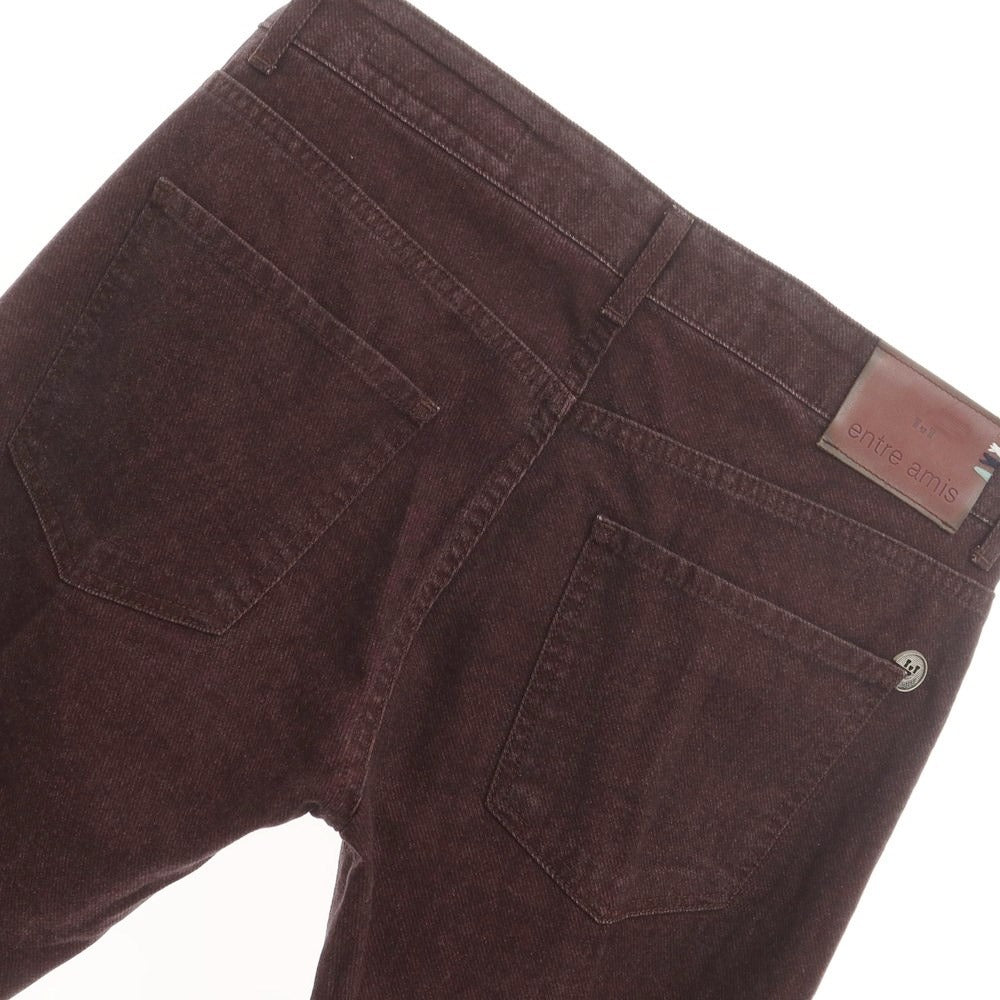 [Used] ENTRE AMIS Cotton Polyester 5 Pocket Pants Bordeaux [Size 31] [RED] [A/W] [Condition Rank B] ​​[Men&