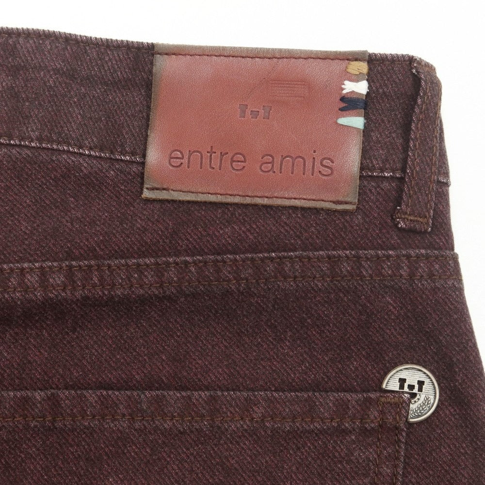 [Used] ENTRE AMIS Cotton Polyester 5 Pocket Pants Bordeaux [Size 31] [RED] [A/W] [Condition Rank B] ​​[Men&