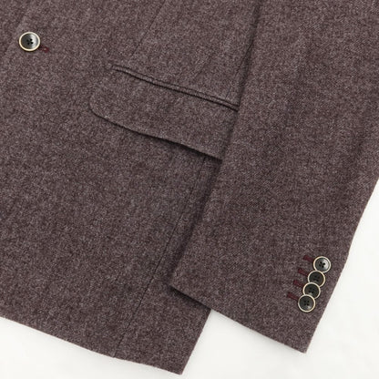 [Used] Mano nella Mano wool polyester 2B casual jacket purple [size 46] [PUP] [A/W] [Condition rank B] ​​[Men&