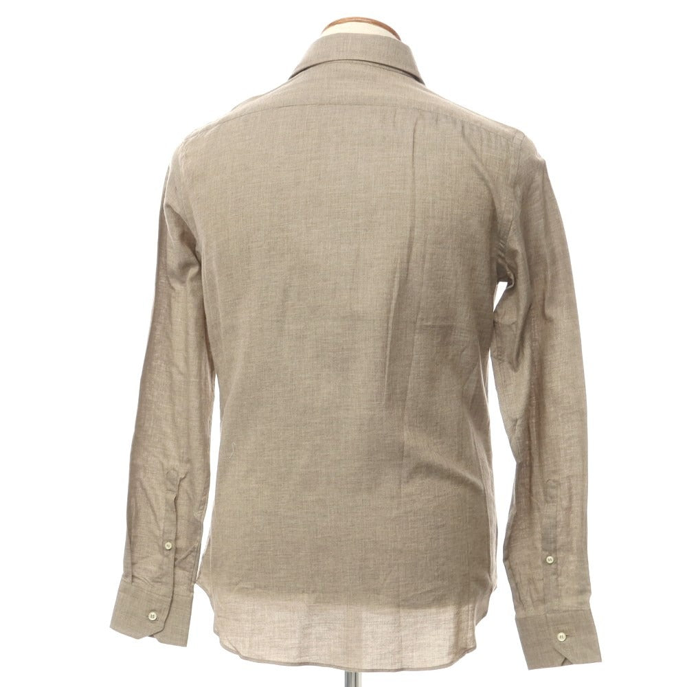 [Used] Bagutta Cotton Wide Collar Casual Shirt Grayish Brown [Size 39] [BRW] [S/S/A/W] [Condition Rank A] [Men&