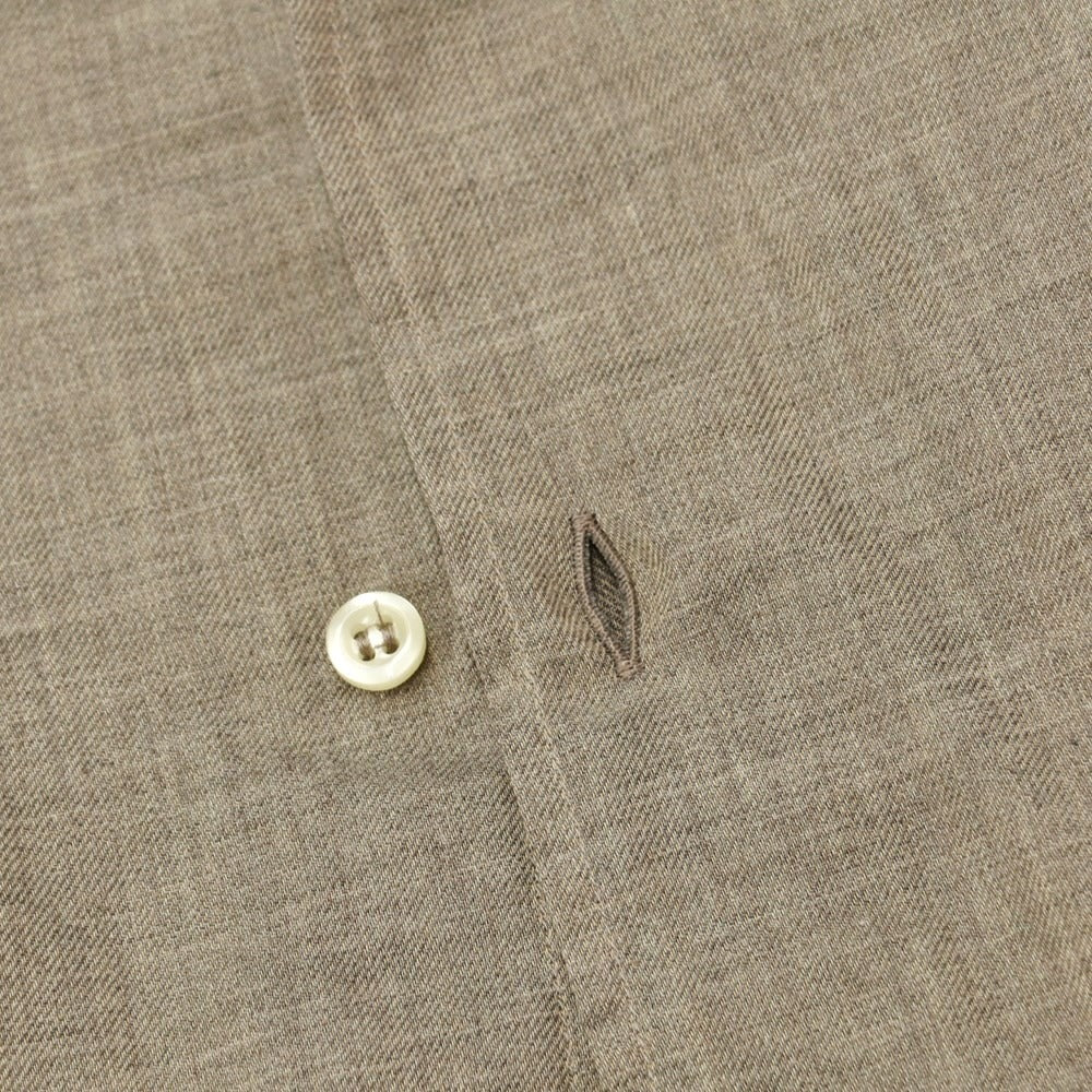 [Used] Bagutta Cotton Wide Collar Casual Shirt Grayish Brown [Size 39] [BRW] [S/S/A/W] [Condition Rank A] [Men&