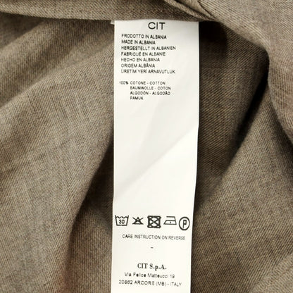 [Used] Bagutta Cotton Wide Collar Casual Shirt Grayish Brown [Size 39] [BRW] [S/S/A/W] [Condition Rank A] [Men&