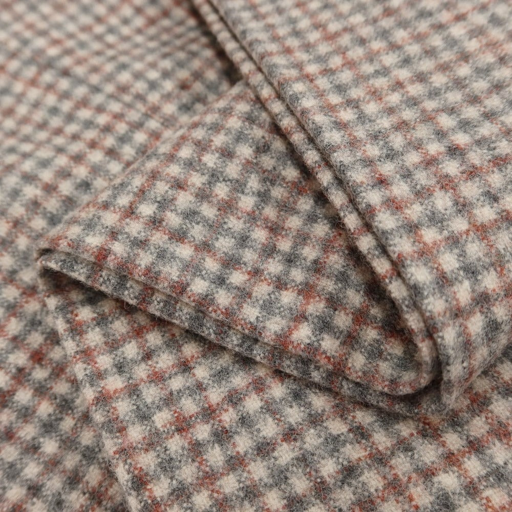 [Used] GTA EDIFICE special order wool check casual slacks pants gray x red [size 48] [GRY] [A/W] [Condition rank B] ​​[Men&