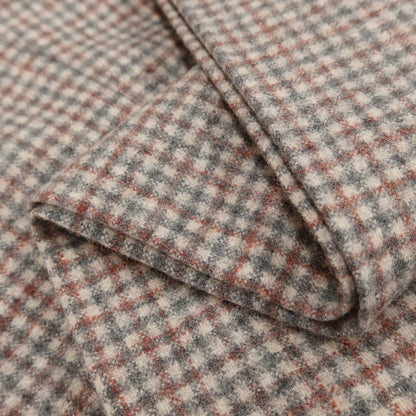 [Used] GTA EDIFICE special order wool check casual slacks pants gray x red [size 48] [GRY] [A/W] [Condition rank B] ​​[Men&