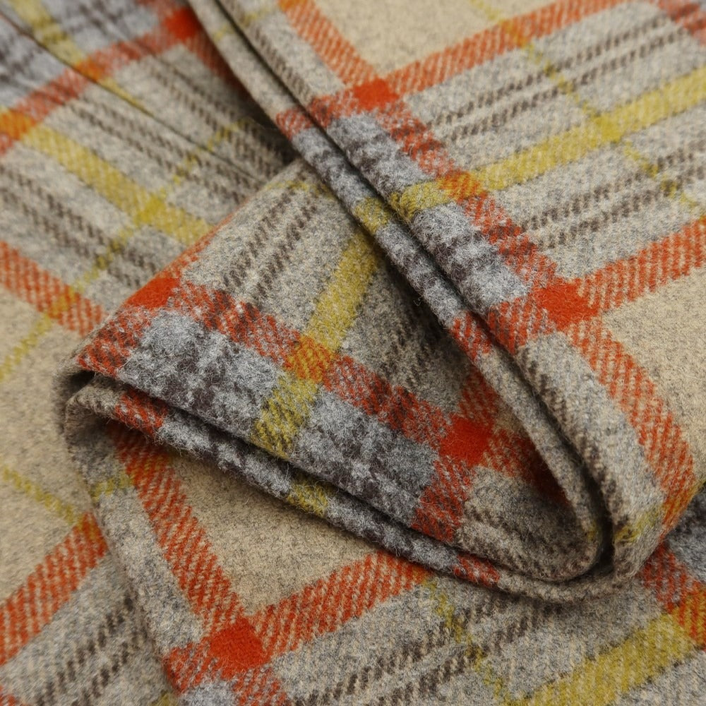 [Used] PT01 Wool Check Casual Slacks Pants Yellow Beige x Orange [Size 46] [BEI] [A/W] [Condition Rank B] ​​[Men&