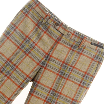 [Used] PT01 Wool Check Casual Slacks Pants Yellow Beige x Orange [Size 46] [BEI] [A/W] [Condition Rank B] ​​[Men&