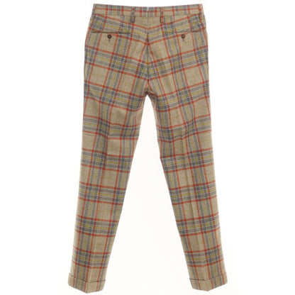 [Used] PT01 Wool Check Casual Slacks Pants Yellow Beige x Orange [Size 46] [BEI] [A/W] [Condition Rank B] ​​[Men&