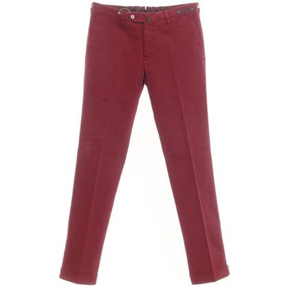 [Used] PT01 Stretch Cotton Casual Slacks Pants Wine Red [Size 46] [RED] [S/S/A/W] [Condition Rank B] ​​[Men&