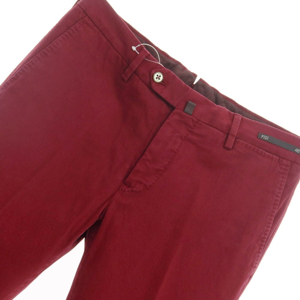 [Used] PT01 Stretch Cotton Casual Slacks Pants Wine Red [Size 46] [RED] [S/S/A/W] [Condition Rank B] ​​[Men&