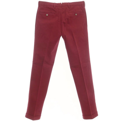 [Used] PT01 Stretch Cotton Casual Slacks Pants Wine Red [Size 46] [RED] [S/S/A/W] [Condition Rank B] ​​[Men&