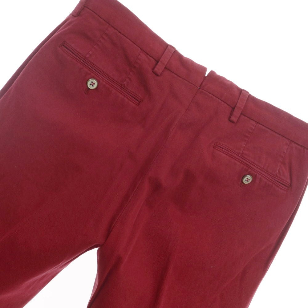 [Used] PT01 Stretch Cotton Casual Slacks Pants Wine Red [Size 46] [RED] [S/S/A/W] [Condition Rank B] ​​[Men&