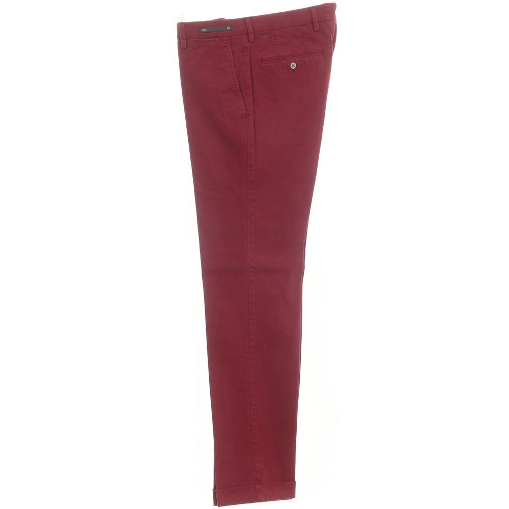 [Used] PT01 Stretch Cotton Casual Slacks Pants Wine Red [Size 46] [RED] [S/S/A/W] [Condition Rank B] ​​[Men&