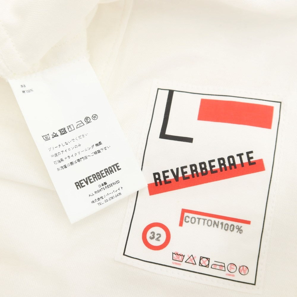 [Used] REVERBERATE Cotton Wide Pants White [Size 32] [WHT] [A/W] [Condition Rank B] ​​[Men&