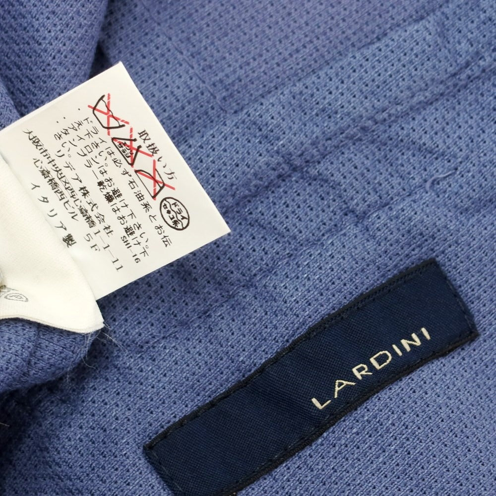 [Used] LARDINI Cotton Linen Vest Casual Gilet Smoky Blue [42] [Condition Rank B] [Men&