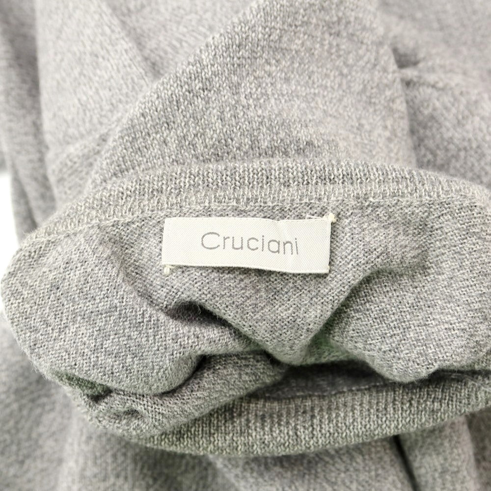 [Used] CRUCIANI high gauge wool turtleneck knit, grey [size 44] [GRY] [A/W] [Condition rank C] [Men&