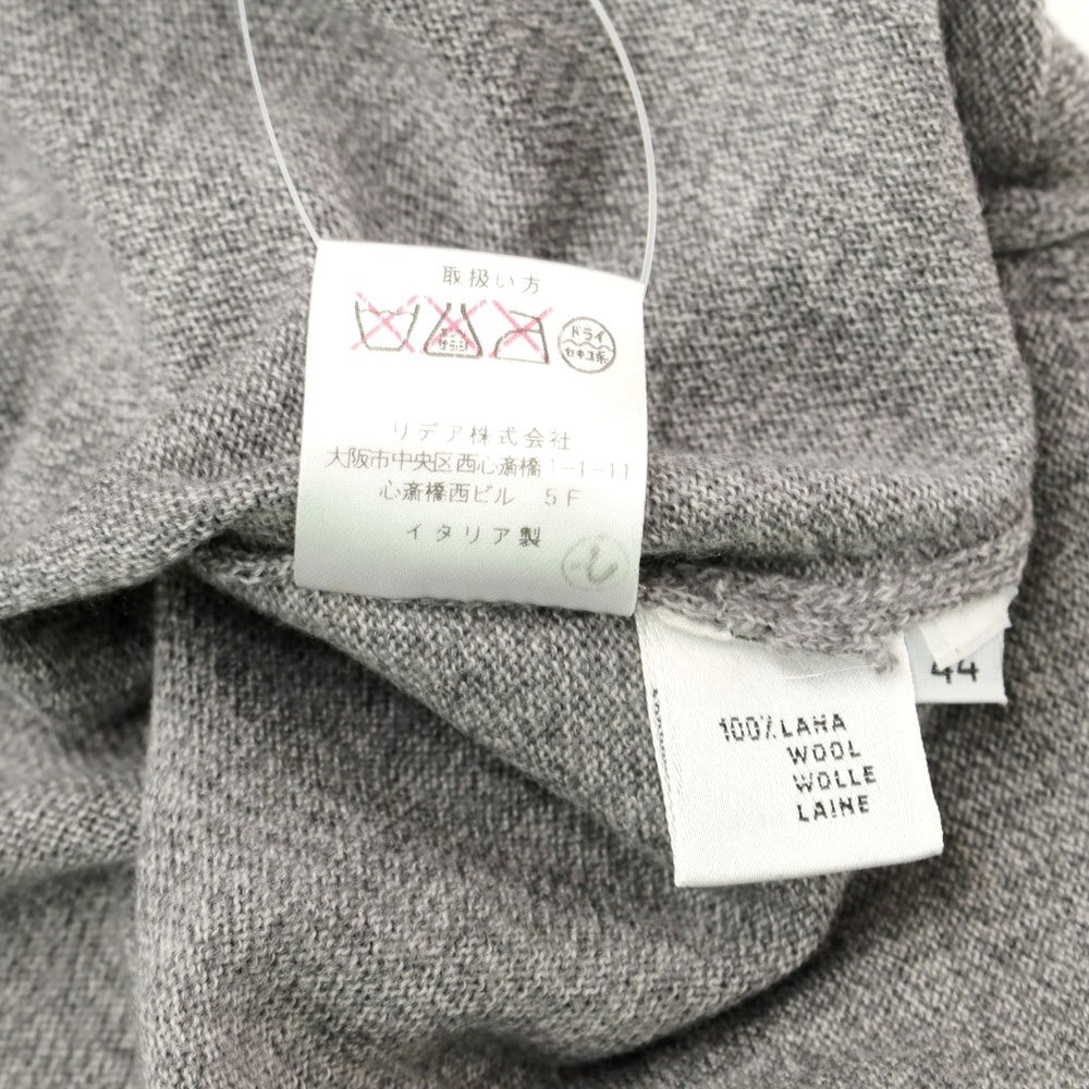 [Used] CRUCIANI high gauge wool turtleneck knit, grey [size 44] [GRY] [A/W] [Condition rank C] [Men&