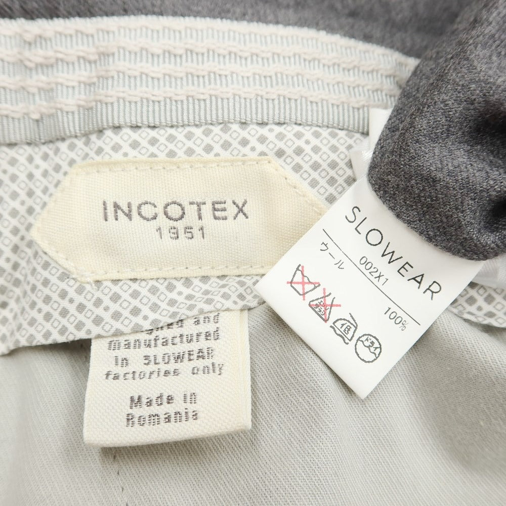 [Used] INCOTEX Wool Dress Slacks Pants Gray [Size 42] [GRY] [A/W] [Condition Rank A] [Men&