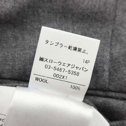 [Used] INCOTEX Wool Dress Slacks Pants Gray [Size 42] [GRY] [A/W] [Condition Rank A] [Men&