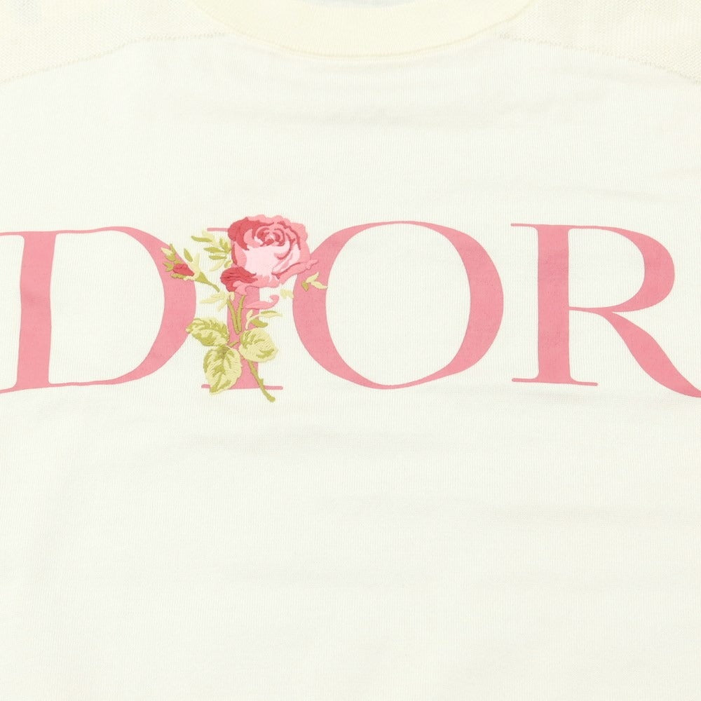 【中古】ディオール Dior シルクコットン クルーネック プルオーバーニット オフホワイトxピンク【サイズL】【WHT】【S/S】【状態ランクC】【メンズ】【759681】
[DPD]